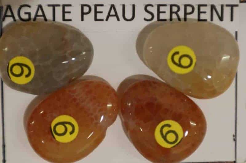 Pendentifs agate peau de serpent-n3