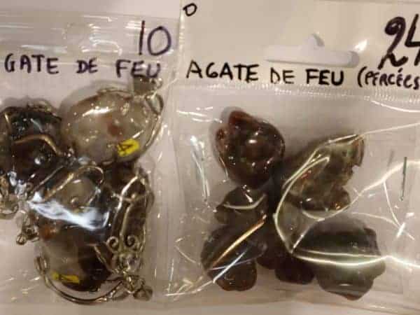 Agates de feu-Mexique -