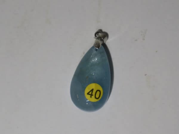 Pendentif Aigue Marine goutte