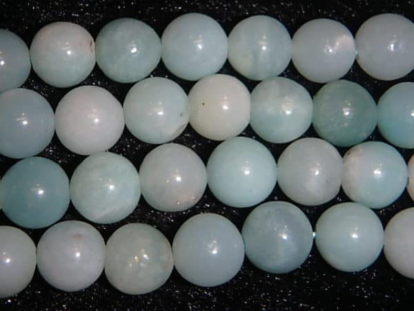 Fil de perle -Amazonite Brésil-8mm-