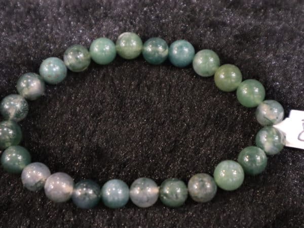 Bracelet Agate Mousse 8mm