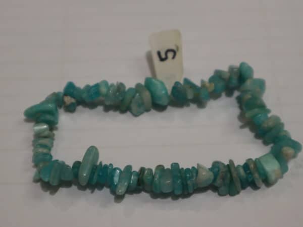 Bracelet Amazonite baroque 5mm