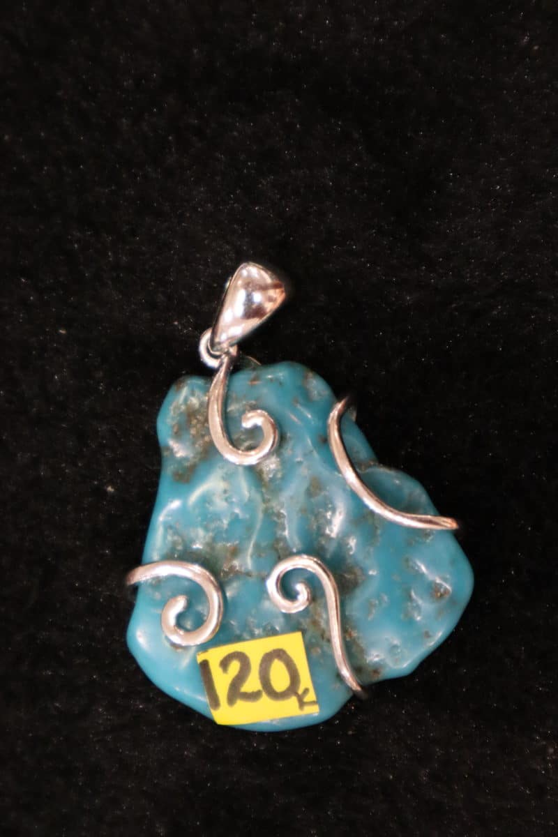 Pendentif Turquoise Véritable Arizona