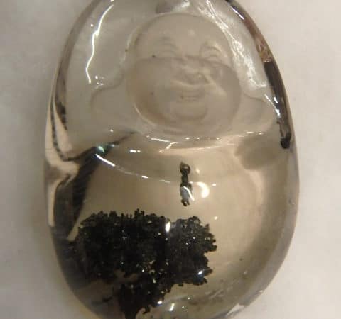 Pendentif-Bouddha-Inclusions- Chlorite-