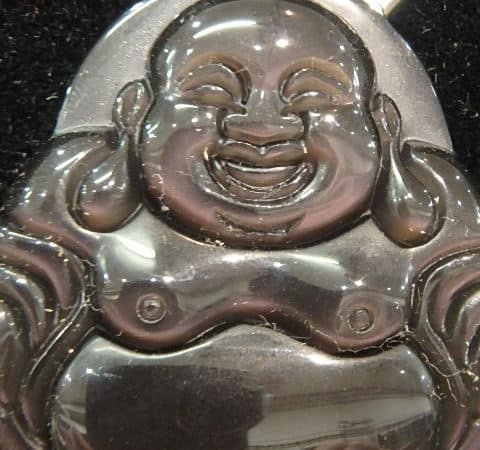 Pendentif-Bouddha-Obsidienne-Oeil Céleste-