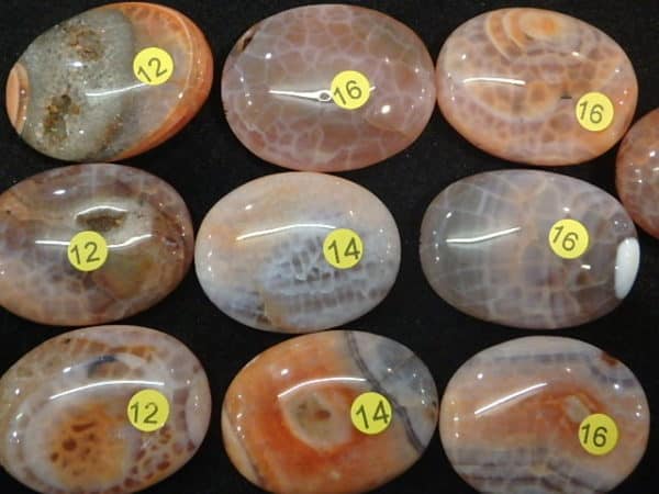 Agate peau de serpent galet oval