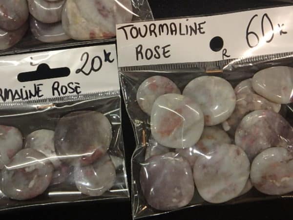 Tourmaline rose galet 6pçs