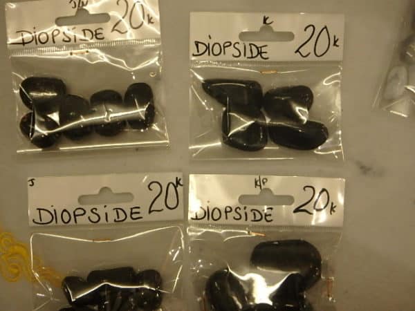 Diopside 4 pçs