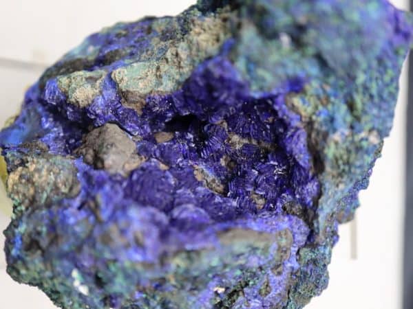 Azurite géode cristallisée