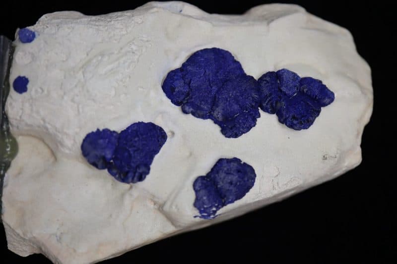 Azurite sur kaolin Australie