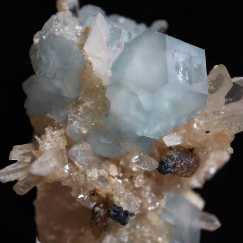 Fluorite cookeite sphalerite quartz