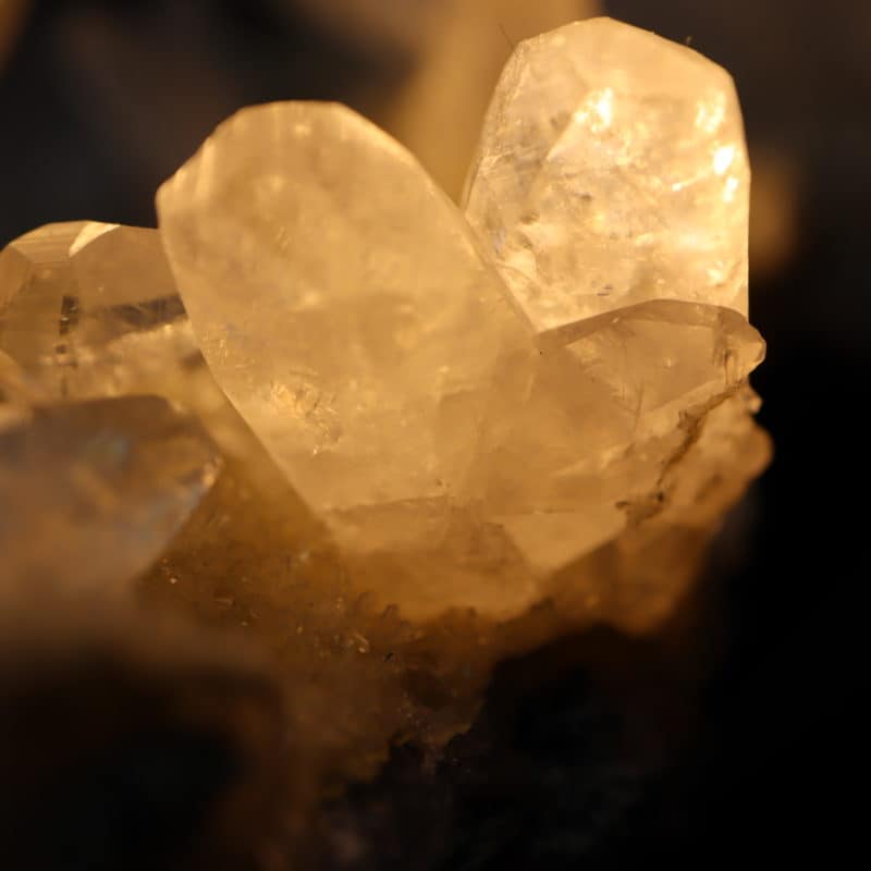 Calcite papillon macles