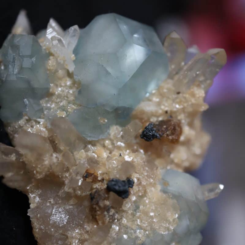 Fluorite cookeite sphalerite quartz