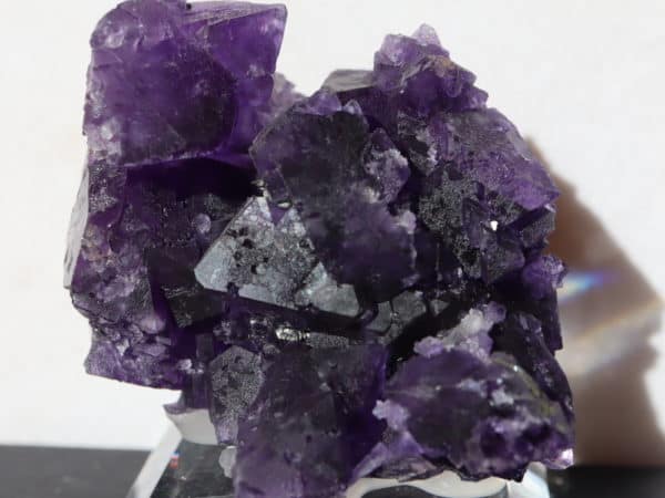 Fluorite octaèdres violets