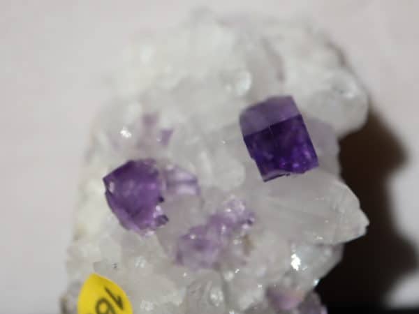 Fluorite sur quartz Hunan