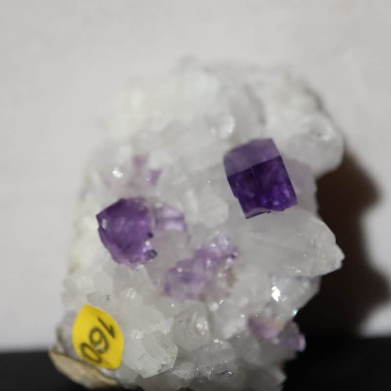 Fluorite sur quartz Hunan