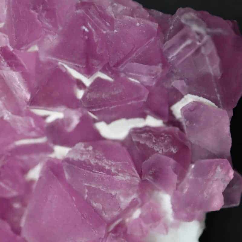 Fluorite octaèdres roses