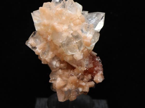 Apophyllite translucide et stilbite