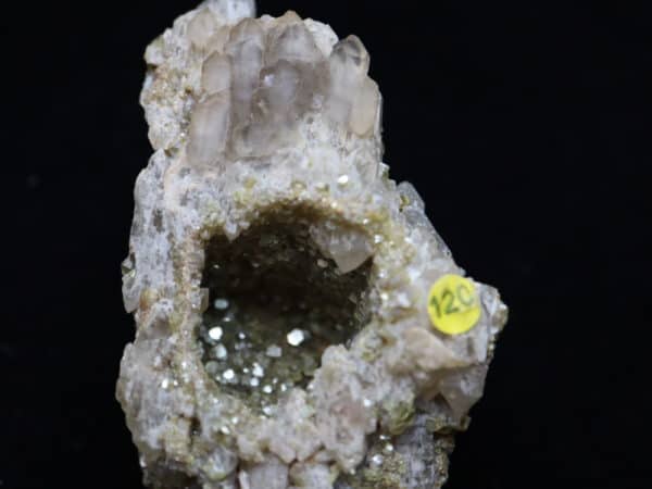 Mica quartz géode