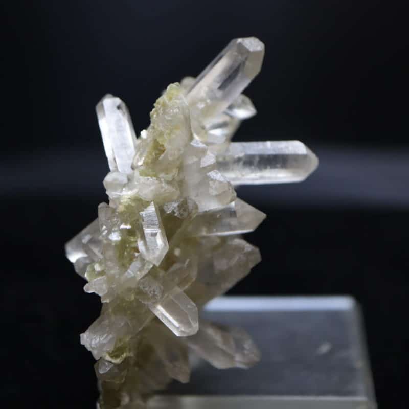 Mica et quartz flottant