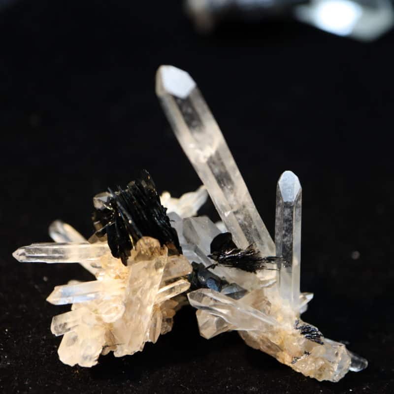 Hématite sur quartz