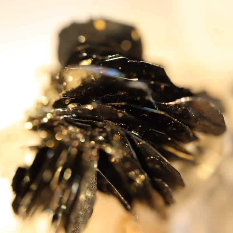 Hématite sur quartz