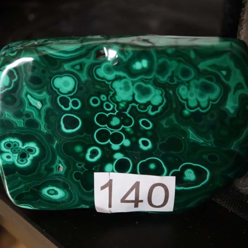 Malachite polie Katanga