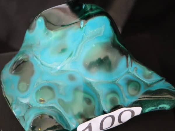 Chrysocolle Malachite poli Congo