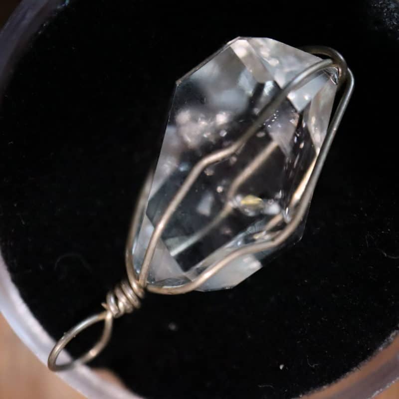 Quartz Herkimer pendentif