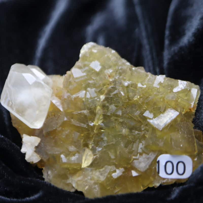 Fluorite jaune calcite