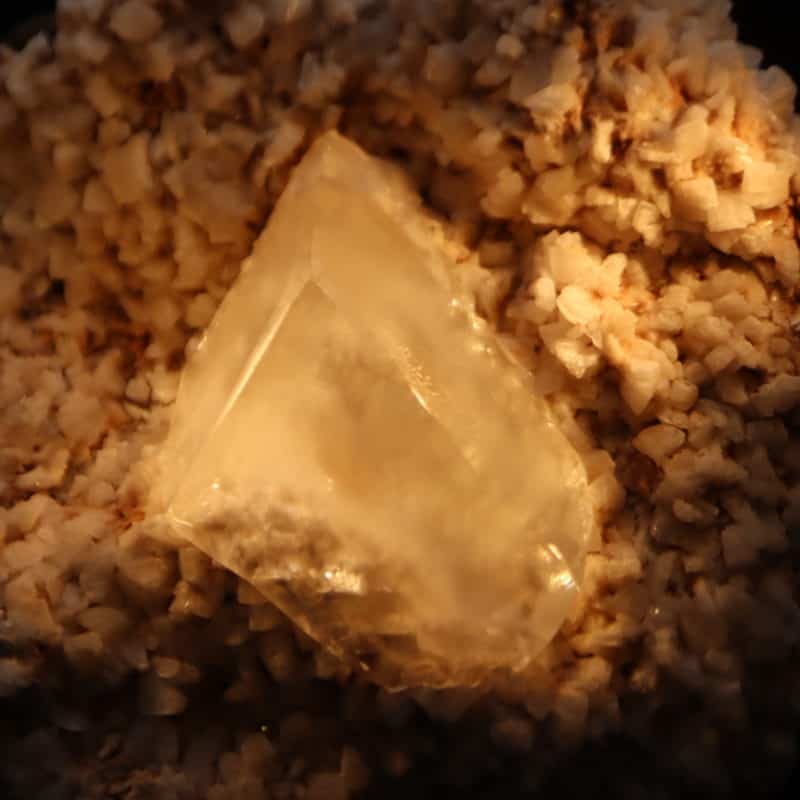 Calcite sur heulandite