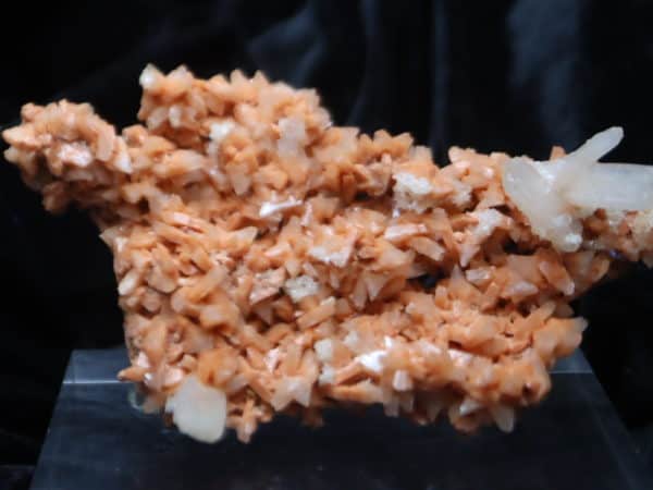 Stilbite sur heulandite orange