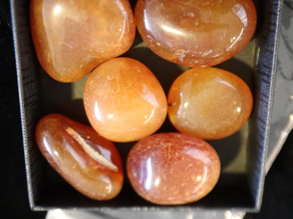 Agate Cornaline orange