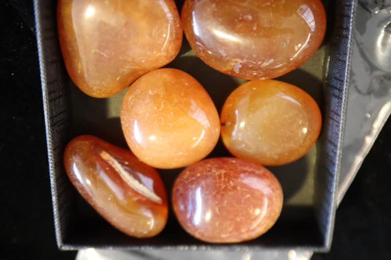 Agate Cornaline orange