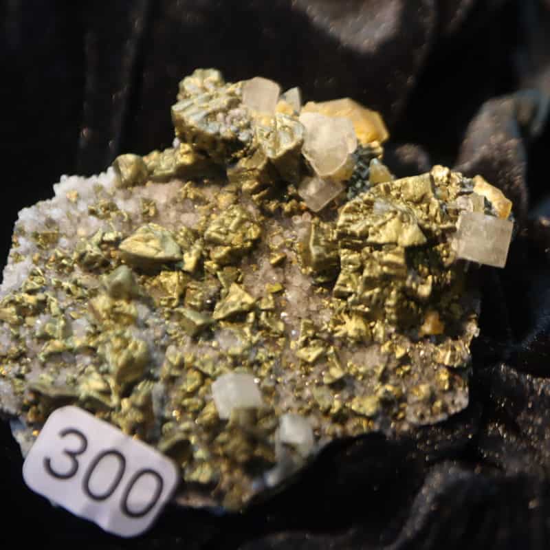 Chalcopyrite Apatite Sidérose 1a