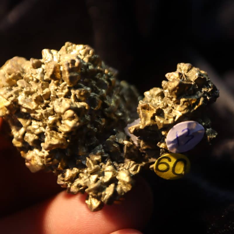 Chalcopyrite Julcani Andes