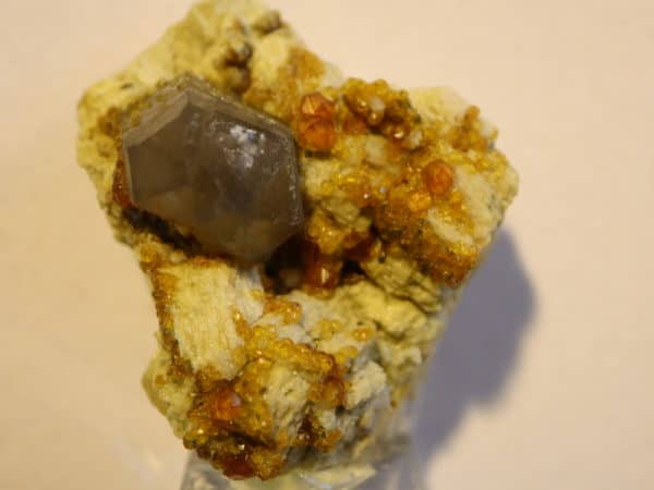 Grenats quartz fumé