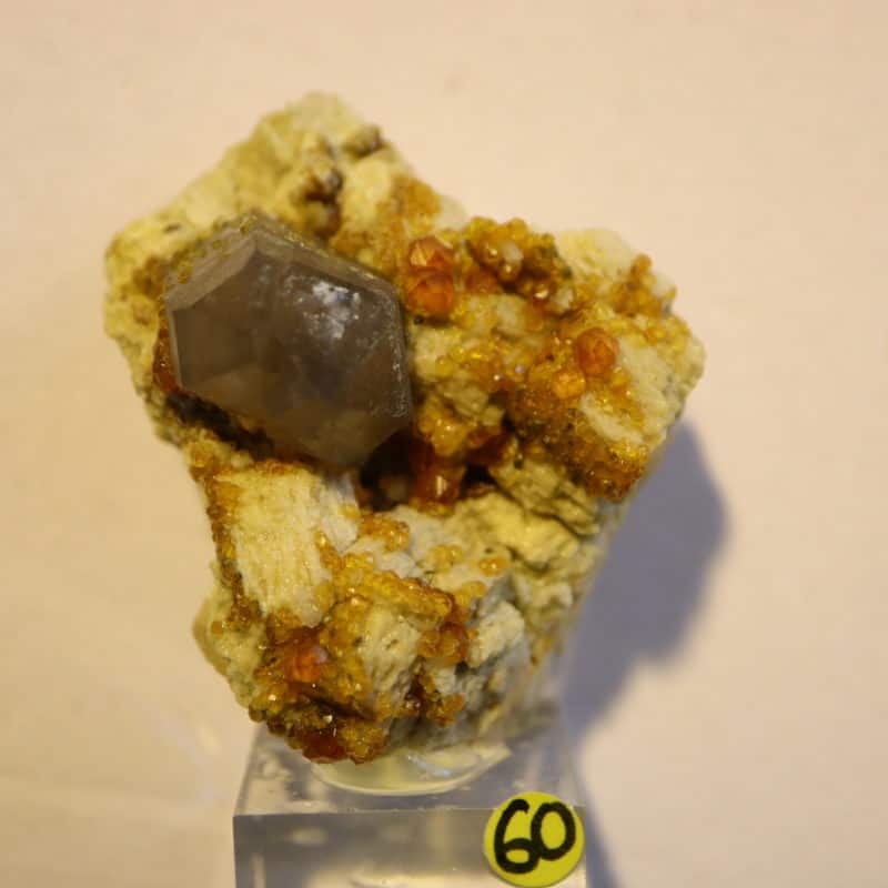 Grenats quartz fumé