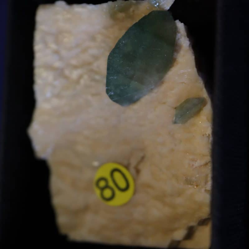 Apatite fluorapatite verte