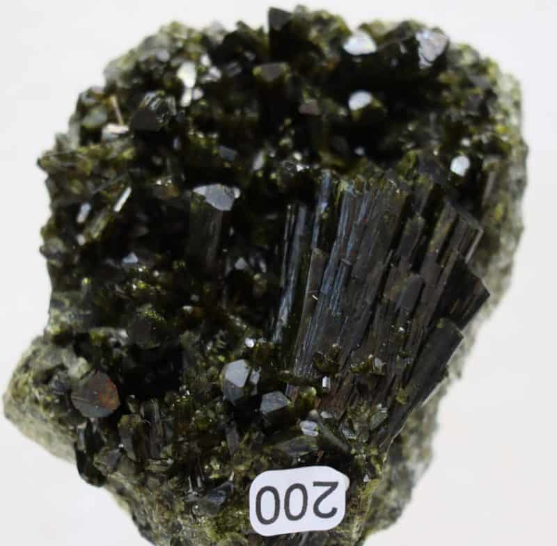 Epidote cristaux verts Canete