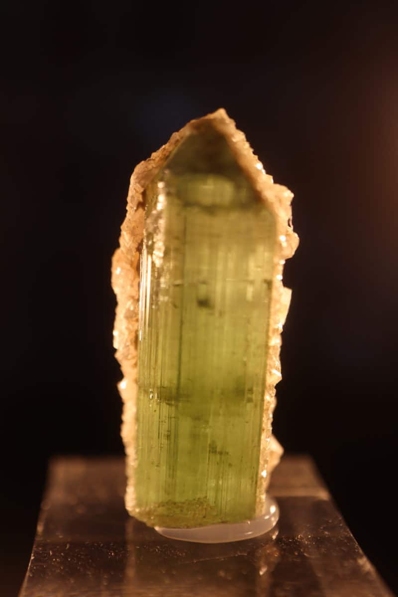 Tourmaline verte & mica