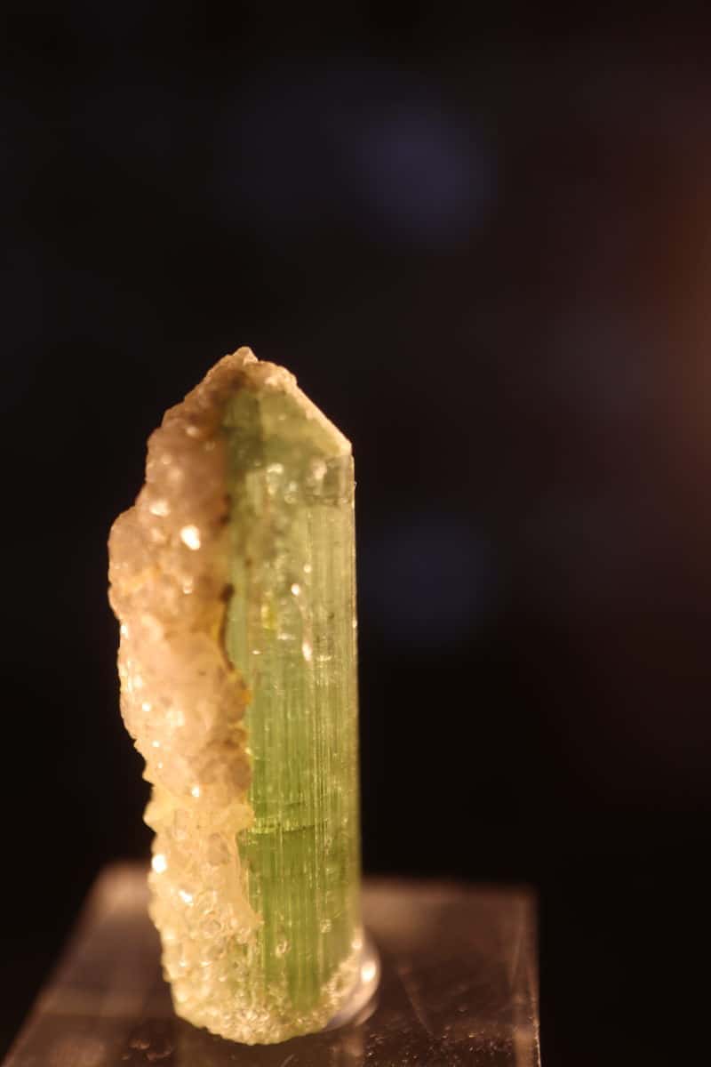 Tourmaline verte & mica