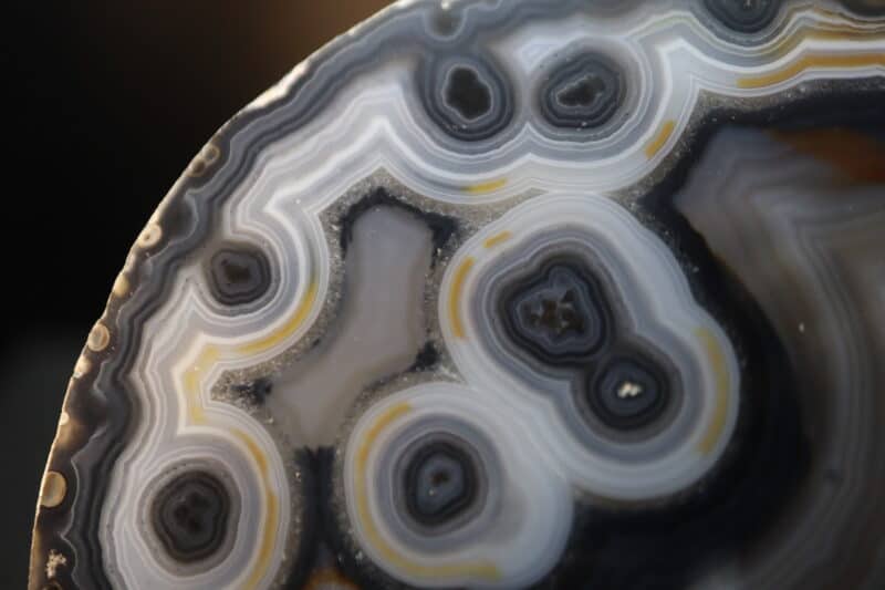 Agate naturelle yeux