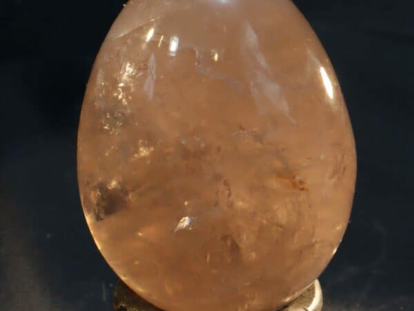 oeuf quartz rose