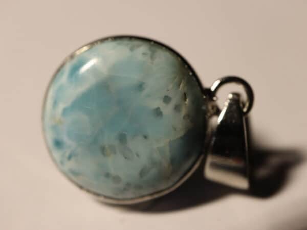 Pendentif Larimar rond