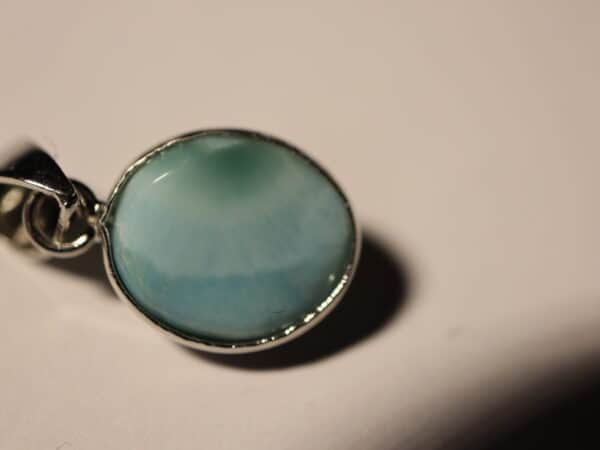 Pendentif Larimar cabochon