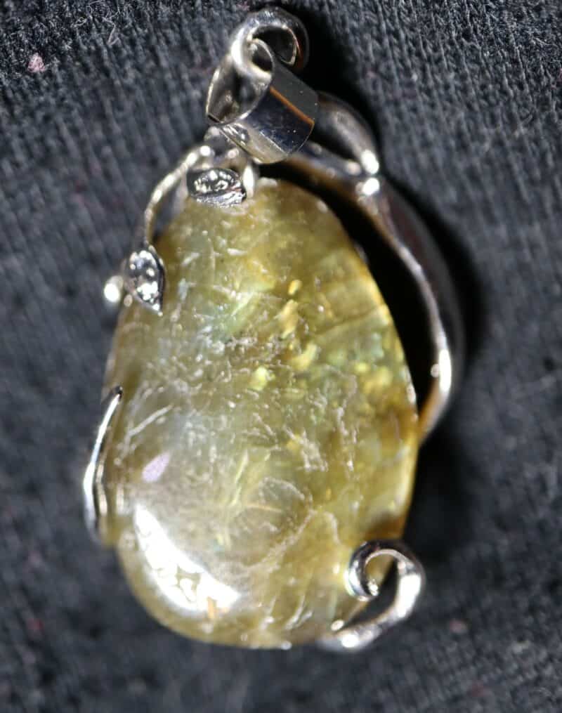 Pendentif griffe Labradorite