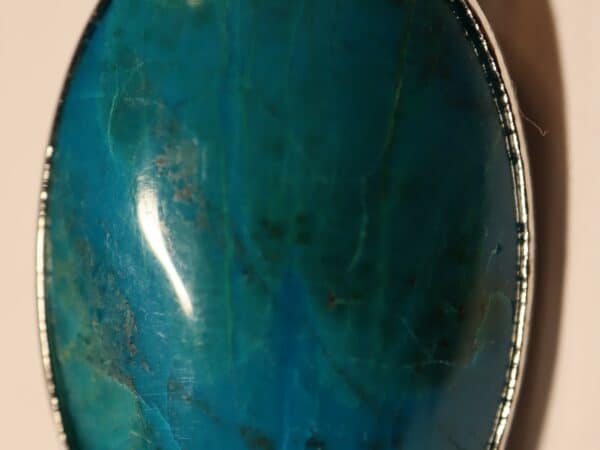 Chrysocolle pendentif oval