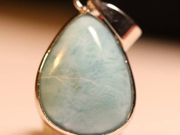 Pendentif Larimar goutte