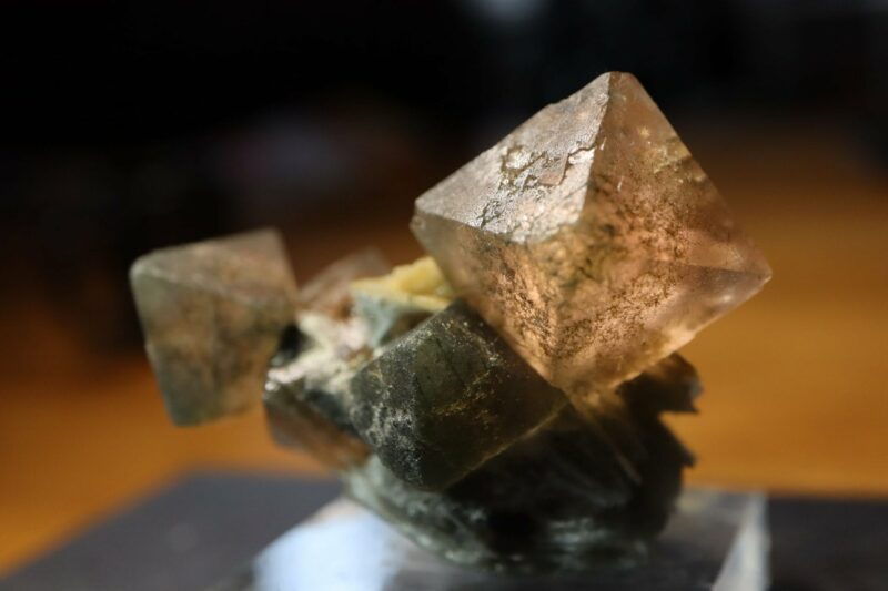 Fluorite octaèdre rose chine